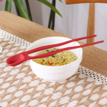 Two-in-One Spoon & Chopsticks – Portable, Heat-Resistant, for Camping & Beginners – Red