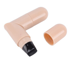 Faltbarer Doppelkopfstempel für Make-up in Schwarz