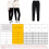 App-Heizhose schwarz 5 Stufen 8 Zonen 10