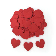 Confetti Red Paper Sheets 400 pcs 1.2 x 1.2 in