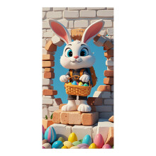 Easter Door Cover Waterproof Fabric 31x79in