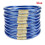 Set di braccialetti Jelly Bangles con glitter e Buddha, 9 pezzi, blu 1