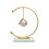 Crystal Ball Abstract Decorative Ornament Gold Iron Moon 1