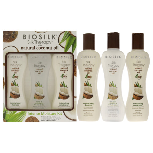 Biosilk Coconut Moisture Haarpflege-Set 3-teilig