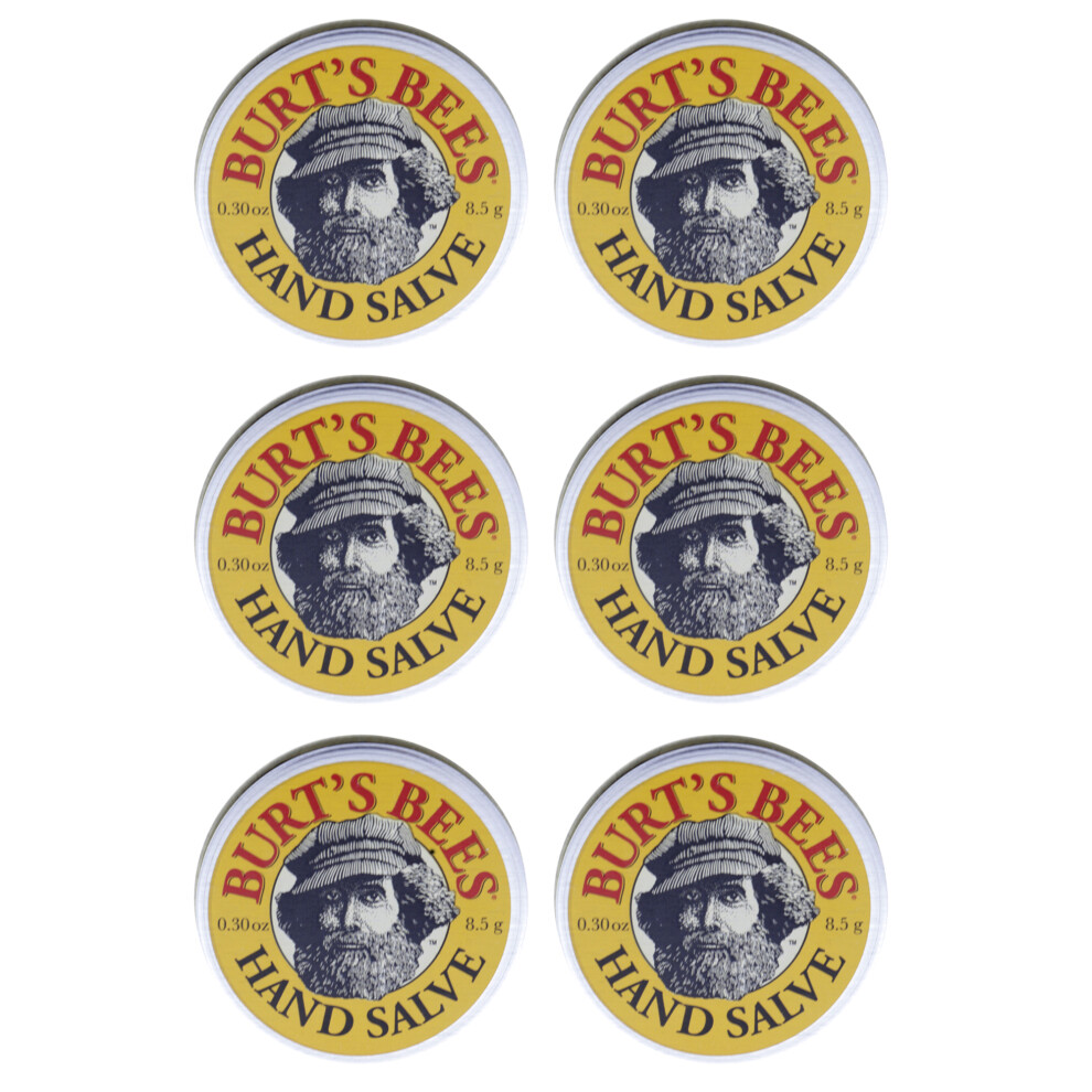 Burts Bees Hand Salve By For Unisex - 0.3 Oz Cream - Pack Of 6