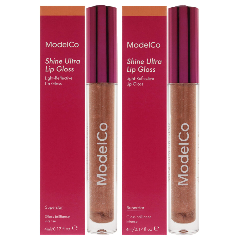 Modelco Shine Ultra Lip Gloss - Superstar - Pack Of 2 By - 0.17 Oz