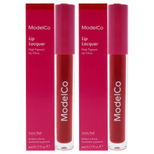 ModelCo Lip Lacquer Iconic Red 0,17 oz Lipgloss 2er-Pack