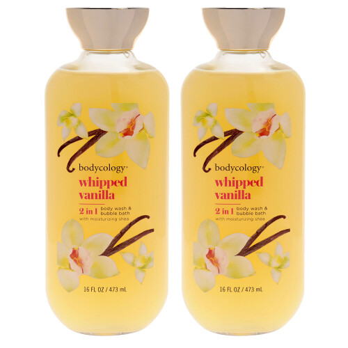 Bodycology Whipped Vanilla Duschgel, 473 ml, 2 Stück