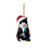 Black Cat Christmas Ornament for Tree or Car Hanging 1
