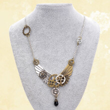 Steampunk sieradenset voor dames (1 stuk)
