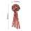 Christmas Tree Bow Buffalo Plaid Red Black Burlap 1 Pack 2