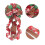 Christmas Tree Bow Buffalo Plaid Red Black Burlap 1 Pack 3