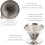 Ρίξτε από πάνω Coffee Dripper Επαναχρησιμοποιήσιμο Κώνο Φίλτρο Καφέ Φορητό 5
