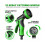 Heavy Duty Expandable Garden Hose Water Pipe 10 Pattern Spray Gun 75FT 2