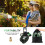 Heavy Duty Expandable Garden Hose Water Pipe 10 Pattern Spray Gun 75FT 6