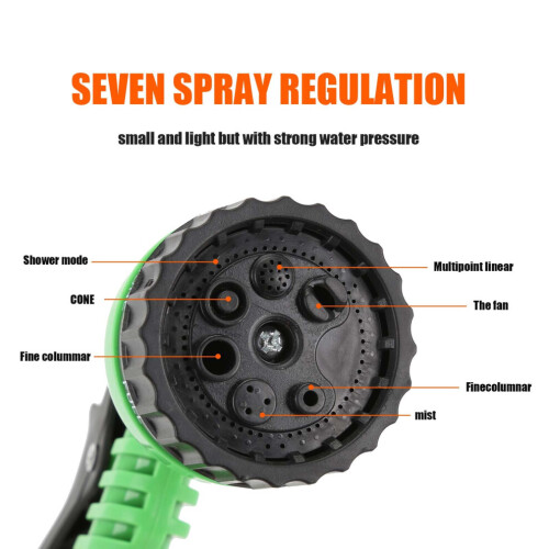 (75FT) Expandable Garden Hose With 7 Functions Spray Gun 1