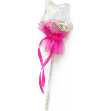 LED Princess Fairy Magic Wand Toy 30cm Dark Pink
