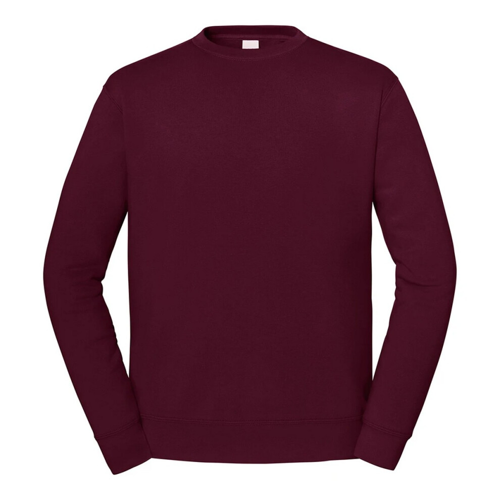 Fruit Of The Loom (Xl, Burgundy) Mens Iconic Premium Set-In Sweatshirt Red,Multicoloured