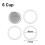 Espresso Moka Pot Filter with 3 Sealing Rubber Rings 1