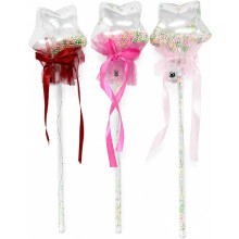 3PCS Glitter Fairy Princess Magic Wands 30cm