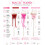 3PCS Glitter Fairy Princess Magic Wands 30cm 2