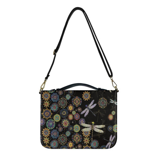 Boho Mandala Libel Bijbelhoes Kunstleer Ritssluiting