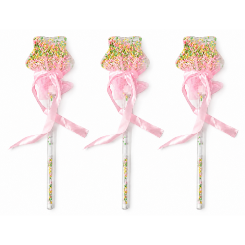 3PCS Princess Fairy Light Up Magic Wands