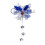 Christmas Bell Pendant Blue Plastic 1 Piece 1