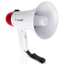 10W Rechargeable Megaphone Handheld Portable Loud Hailer With USB Audio Player