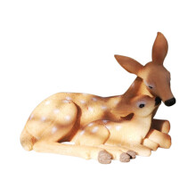 Mother's Day Deer Figurines Statue, Rustic Deer Figurines Resin Garden Decor Vintage Style Outdoor Decoration for Yard and Farm-Themed Gifts
