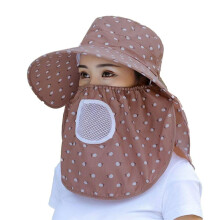 Polyester Fiber Wide-Brimmed Sun Hat for Women: Breathable, UV-Protective, and Adjustable for Outdoor Activities like Bicycling and Picking