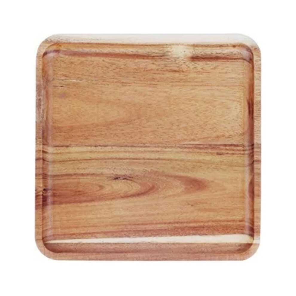 Solid Wood Serving Tray Rectangular Dishwasher Safe
