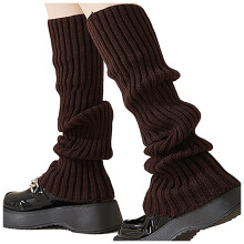 Leg Warmers for Women Winter Fashion Knitting Leg Warmers Long Ankle Leg Socks Outfit for Eighty's Party Sports Yoga Leg Warmers