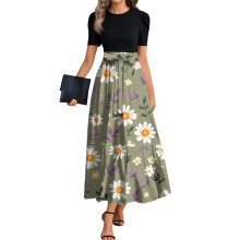 Tropical Beige Satin Dress Women Backless Vintage Short