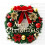 Pre-Lit Artificial Christmas Wreath Green Crestwood Spruce 1