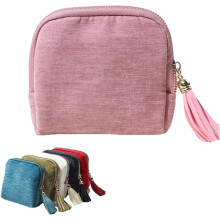 Velvet Jewelry Organizer Bag with 5 Compartments for Women