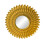 European style round wall mirror gold flower shape 2