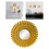 European style round wall mirror gold flower shape 4