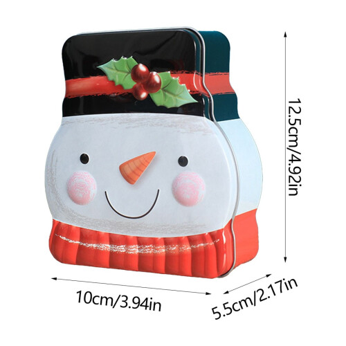 Christmas cookie jars with lids reusable metal storage 2