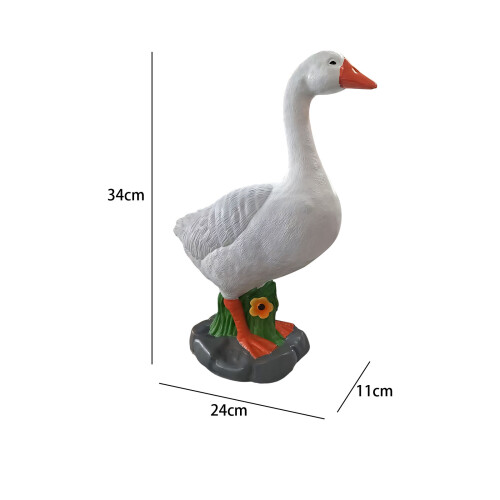 Schattig oranje snavelwatervogelstandbeeld waterdicht 2