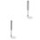 2Pièces Râpe- Acier Inoxydable Maison Camping Argenté 2