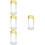 4Pcs Stainless Steel Potato Masher Kitchen Tool Yellow Handle 6