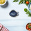 6Pcs Blue Ceramic Sauce Dipping Plates Multifunctional Side Dish Set 9