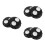6Pcs Universal Black Plastic Ibc Tote Tank Lid Caps for Secure Storage 4