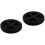2Pcs Lightweight Black Water Bottle Caps Reusable Leak-Resistant PP 3