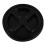 2Pcs Lightweight Black Water Bottle Caps Reusable Leak-Resistant PP 9