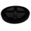 2Pcs Lightweight Black Water Bottle Caps Reusable Leak-Resistant PP 11
