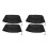 4Pcs Black Weatherproof Drawstring Covers for 55 Gallon Water Barrels 5