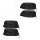 4Pcs Black Weatherproof Drawstring Covers for 55 Gallon Water Barrels 6