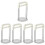 5Pcs Manual Potato Masher White Stainless Steel Kitchen Pressing Tool 4